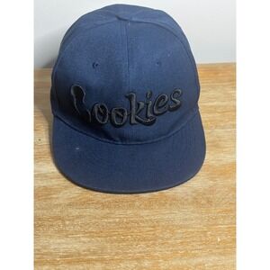 Cookies SF Mens One Size Fits All Navy Blue Snapback Baseball Cap